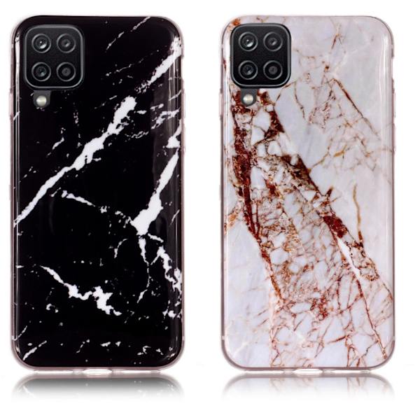 Samsung Galaxy A12 / A12 5G - Beskyttelse af marmor Svart