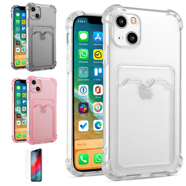 iPhone 15 - Card Case Protection Transparent