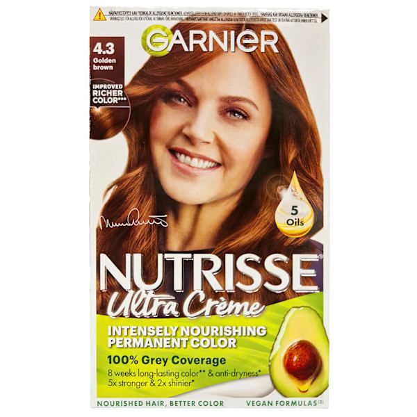 Garnier Nutrisse Golden Brown 4.3 Hiusten värjäävä hoitovoide