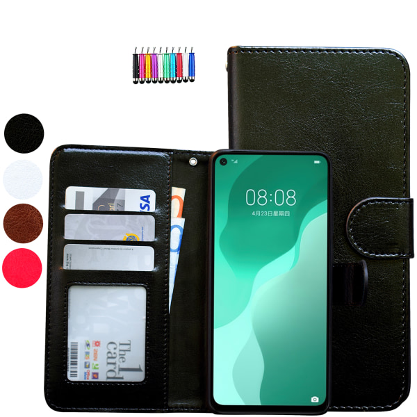 Huawei P40 Lite - PU Leather Wallet Case