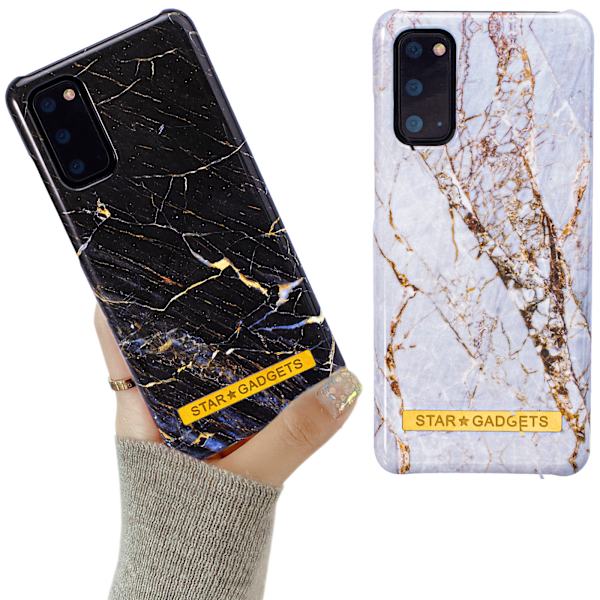 Samsung Galaxy S20 - Skal / Skydd / Marmor Svart