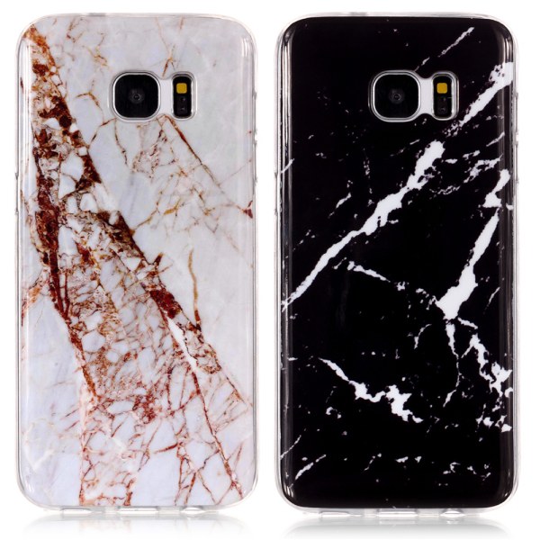 Skydda din Galaxy S7 med Marmor-skalet! Vit