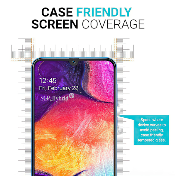 Samsung Galaxy A50 - Härdat Glas Skärmskydd