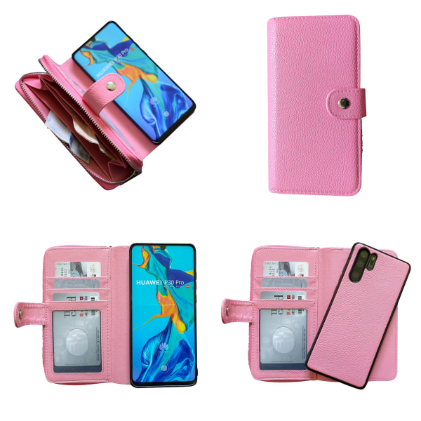 Suojaa Huawei P30 Prota nahkakotelolla! Rosa