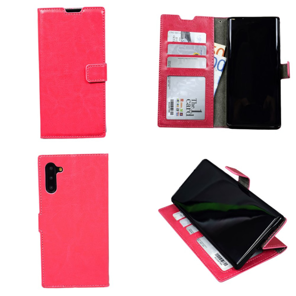 Skydda din Note10 med läder - Samsung Galaxy Note10 Rosa