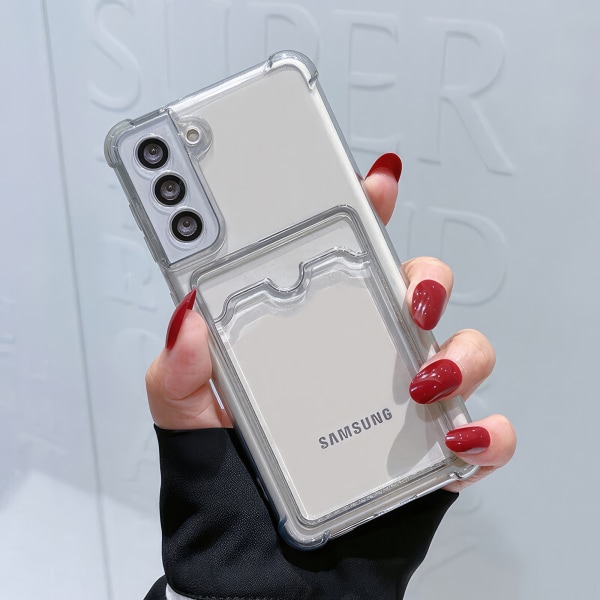 Samsung Galaxy S21 - Case suojaus läpinäkyvä Grå