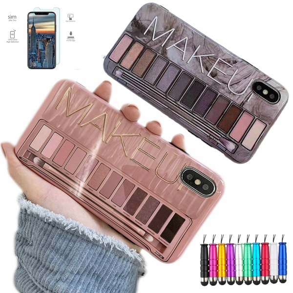 iPhone X/Xs - Cover Protection MakeUp Rosa