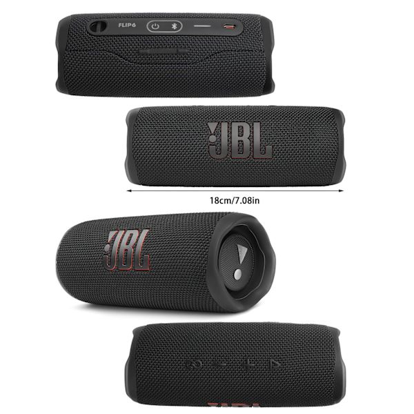 JBL Flip 6 - Kannettava Bluetooth-kaiutin - Valloittava ääni j