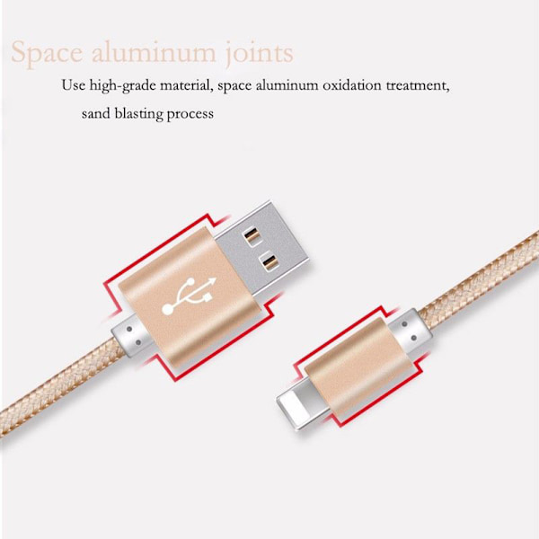 1m - Lightning Cable - iOS10 - iPhone 7/8/6S/6/5S/5C/5/iPad