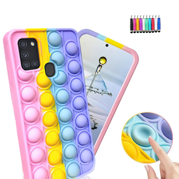 Samsung Galaxy A21s - Etui Beskyttelse Pop It Fidget