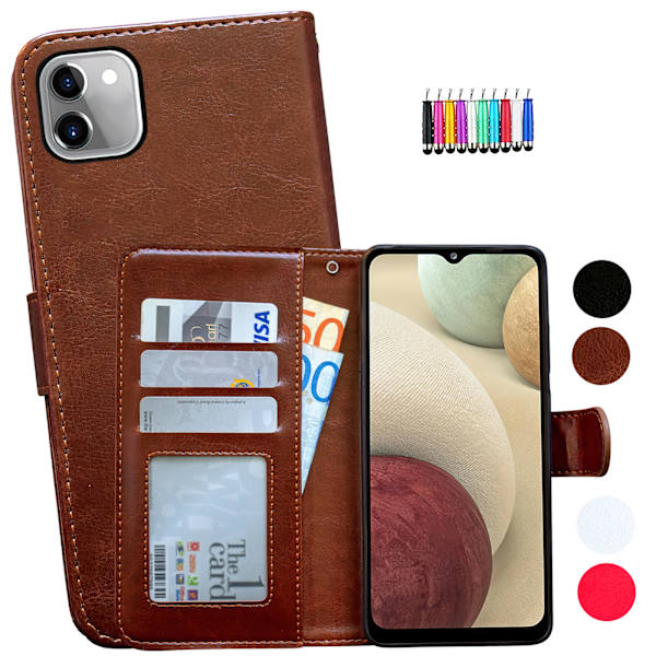 Samsung Galaxy A03 - PU Læderpung Etui Rosa
