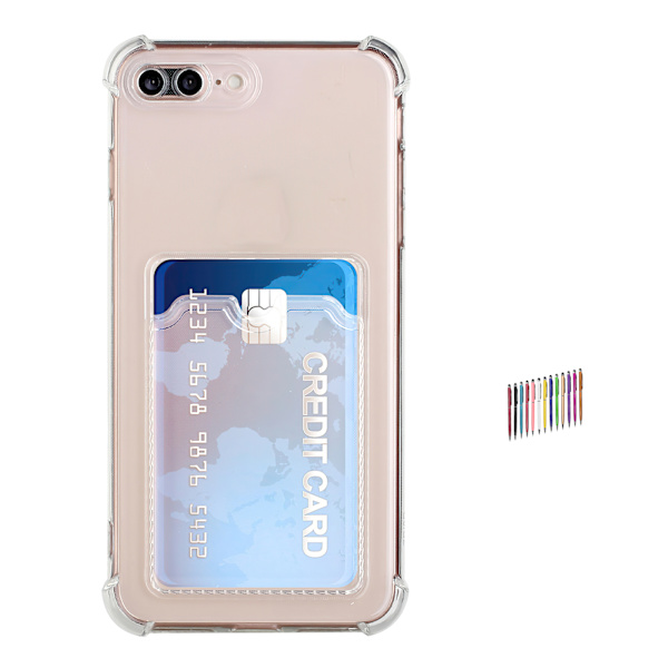 iPhone 7 Plus / 8 Plus - Kortbeskyttelses Transparent