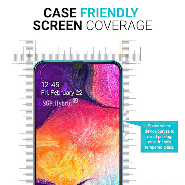 Samsung Galaxy A30 - Karkaistu lasinen näytönsuoja