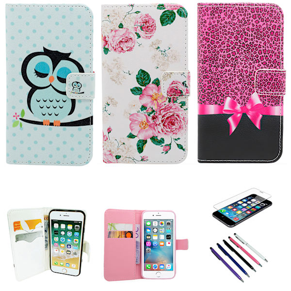 iPhone 6 / 6S - PU Læderpung Etui Blå