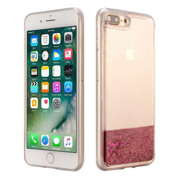 iPhone 6 Plus/7 Plus/8 Plus - Liikkuva glitter 3D Bling -puhelinkotelo iPhone 6 Plus