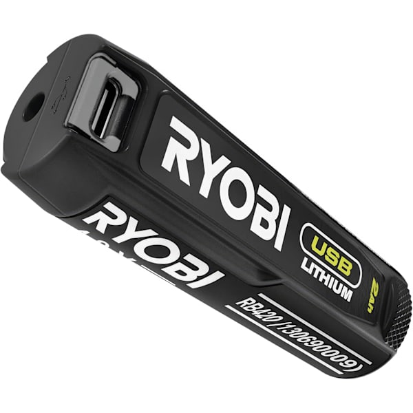 Ryobi USB Lithium batteri 4V 2.0AH med USB-C-kabel