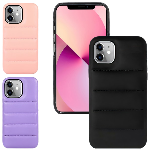 Skydda Din iPhone 12 - Pufferskal! Svart