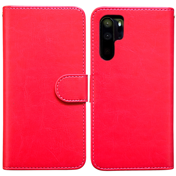 Huawei P30 Pro - PU-nahkainen case Rosa