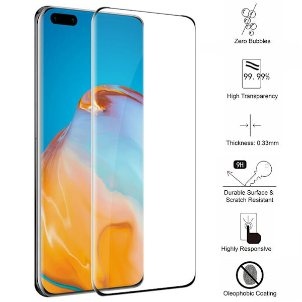 2 stk. Huawei P40 - Hærdet glas skærmbeskytter