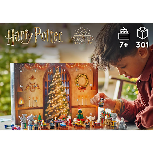 Magisk LEGO Harry Potter Adventskalender 2024 - Byggeverden for