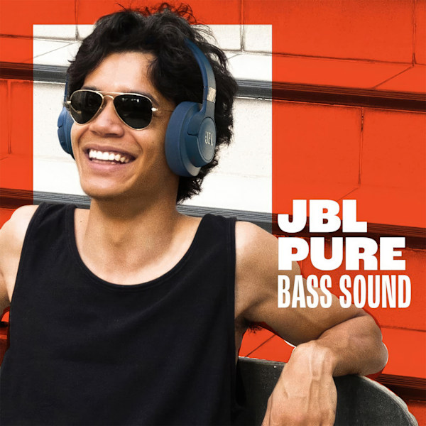 JBL Tune 720BT Langattomat Kuulokkeet - Upea Bassosoundi 76h Aku Blå