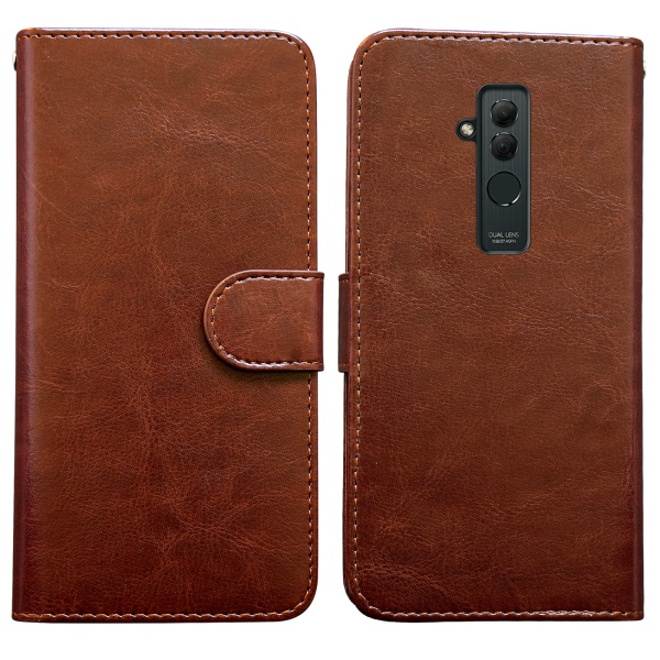 Huawei Mate 20 Lite - PU-nahkainen case Svart