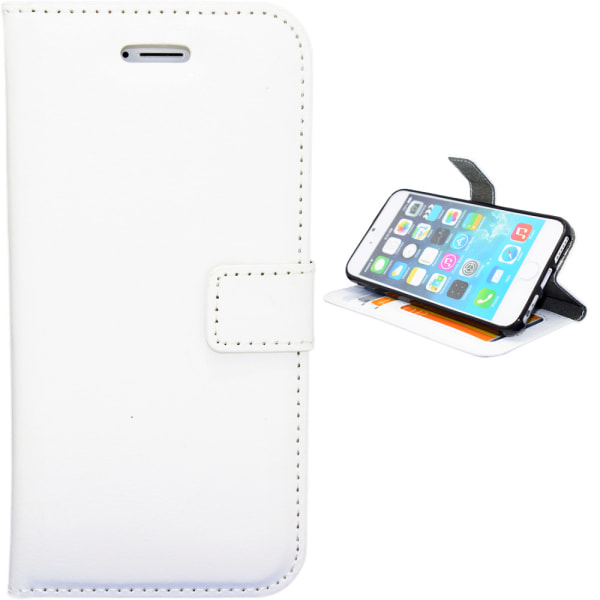 Komfort og beskyttelse iPhone 7/8/SE - Lædertaske og skærmbeskyttelse Svart