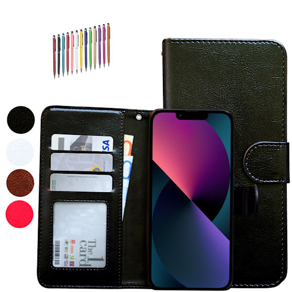 iPhone 14 - PU Læder Pung Etui Rosa