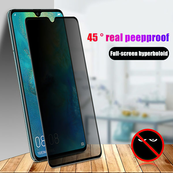 Huawei P30 Lite - Integritet Härdat Glas Sekretessskärmskydd