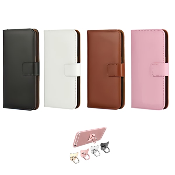 Beskyt din iPhone 7/8 Plus - Læder etui! Rosa