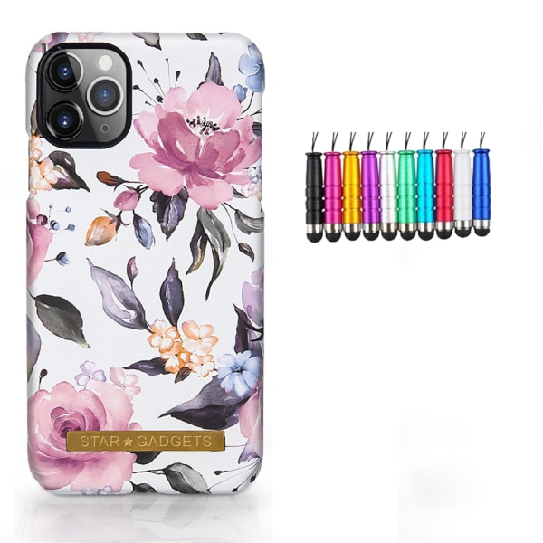 Komfort & Skydd iPhone 11 Pro med Blommor!