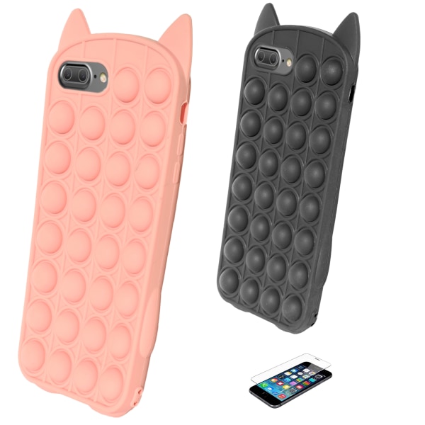 iPhone 7 Plus / 8 Plus - Cover Protection Pop It Fidget Rosa