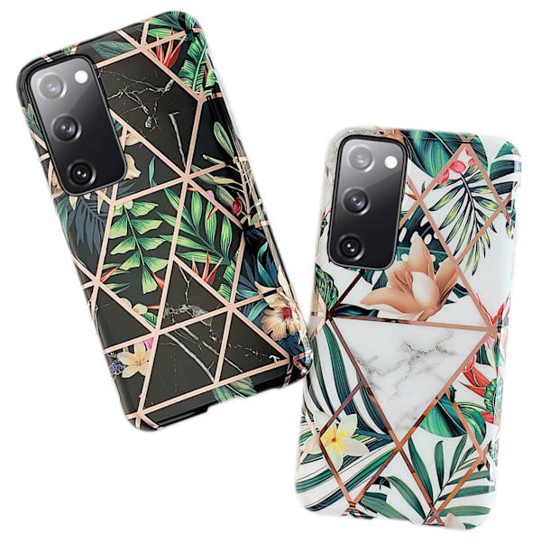 Samsung Galaxy S20 FE - Skal / Skydd / Geometriskt Svart