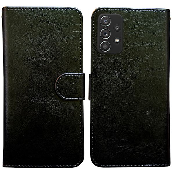 Samsung Galaxy A04s - PU Læder Pung Etui Svart