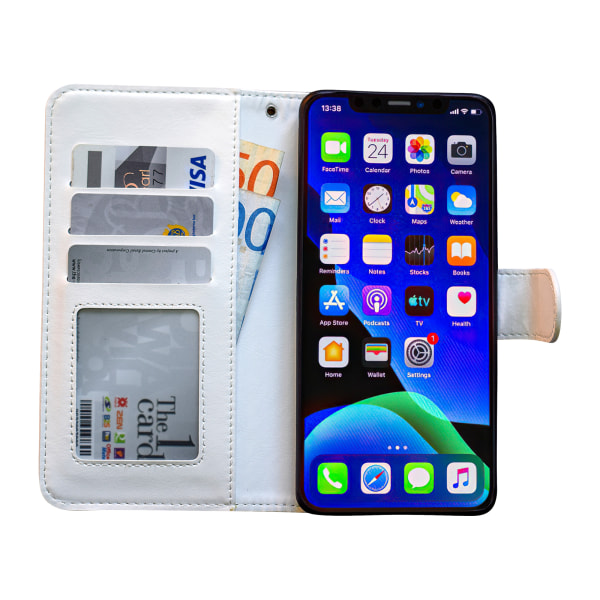 iPhone 11 Pro - PU-nahkainen case Vit