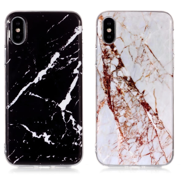 Beskyt din iPhone XR med et marmoretui! Svart