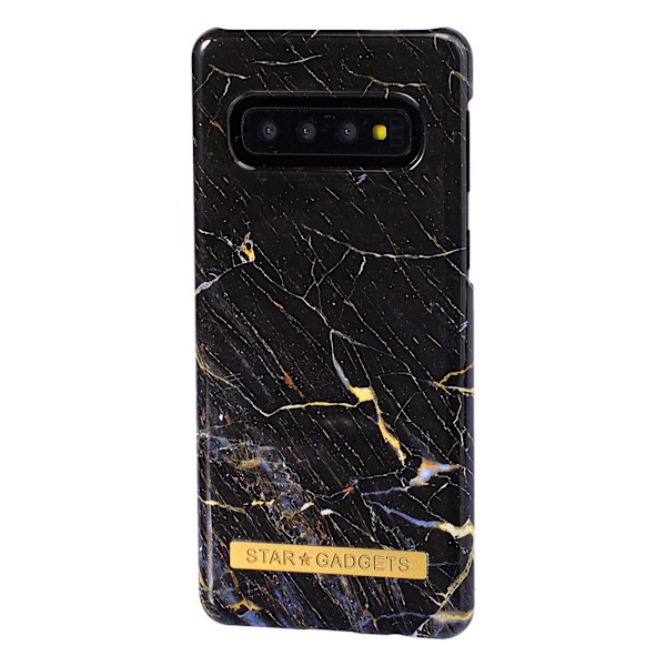 Samsung Galaxy S10 - Marmorbeskyttelse Svart