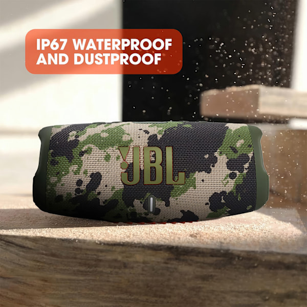 JBL Charge 5 - Bärbar Vattentät Bluetooth-högtalare med Power Grön