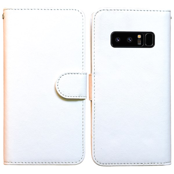 Samsung Galaxy Note 8 - Lædertaske / pung Svart