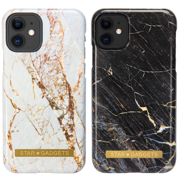 iPhone 11 - Marmorbeskyttelse Svart