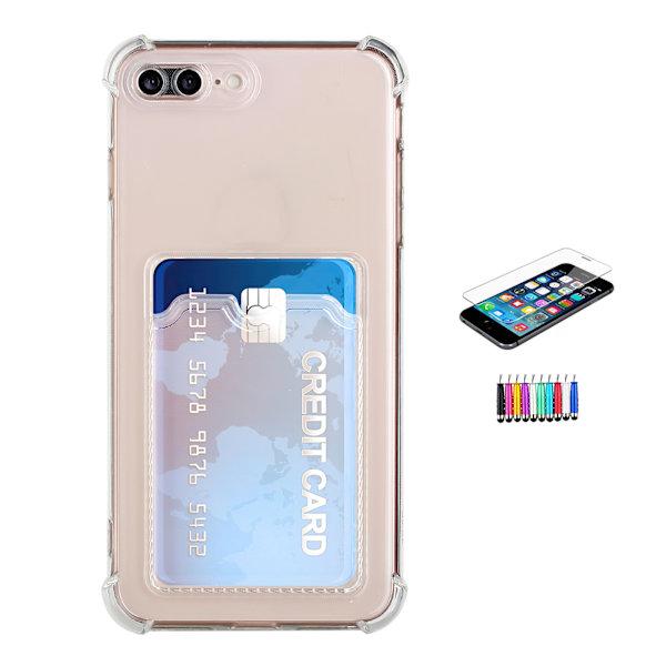 iPhone 7 Plus / 8 Plus - Kortbeskyttelses Transparent