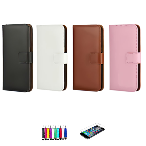 iPhone 7 Plus / 8 Plus - PU Nahkainen Lompakkokotelo Rosa