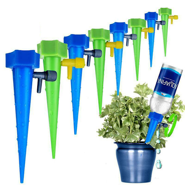 5x Automatisk Vanding til dine Blomster Blå