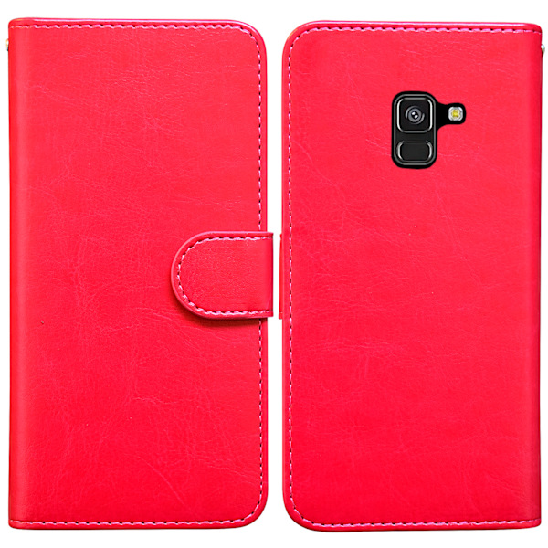 Samsung Galaxy A8 2018 - PU Nahkainen Lompakkokotelo/Lompakko