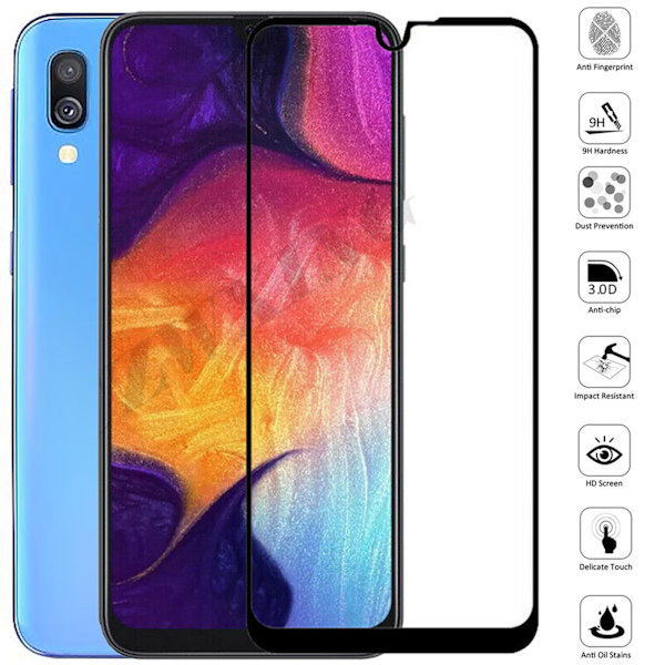 2 Pack Samsung Galaxy A40 - Härdat Glas Skärmskydd