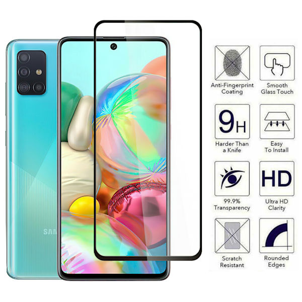 Samsung Galaxy A51 - Härdat Glas Skärmskydd