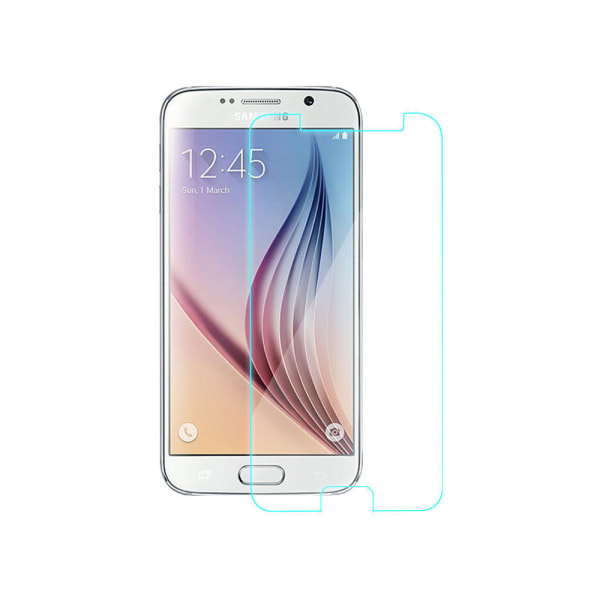 Case / nahkalompakko - Samsung Galaxy S6 + 3 i 1 Kit Svart