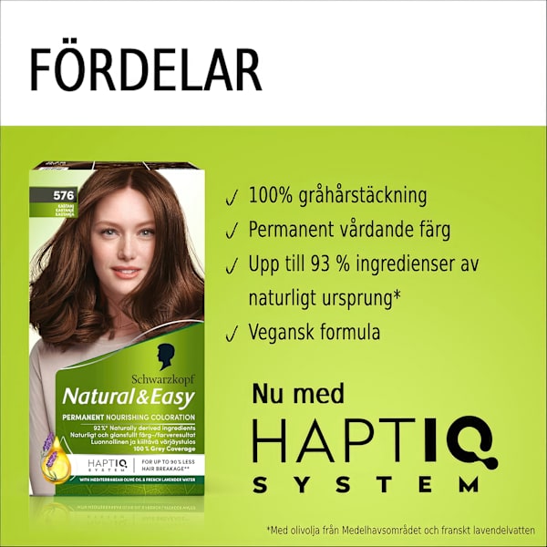 Schwarzkopf Natural & Easy 576 Chestnut hiusvärivoide Na:lla