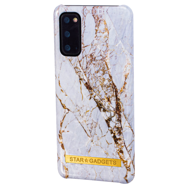 Samsung Galaxy S20 - case suojakukat / marmori Vit