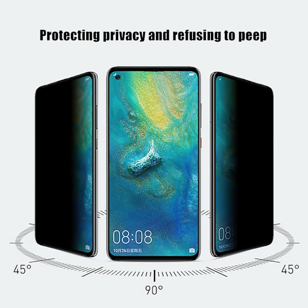 Samsung Galaxy A21s - Privacy hærdet glas skærmbeskytter Pr